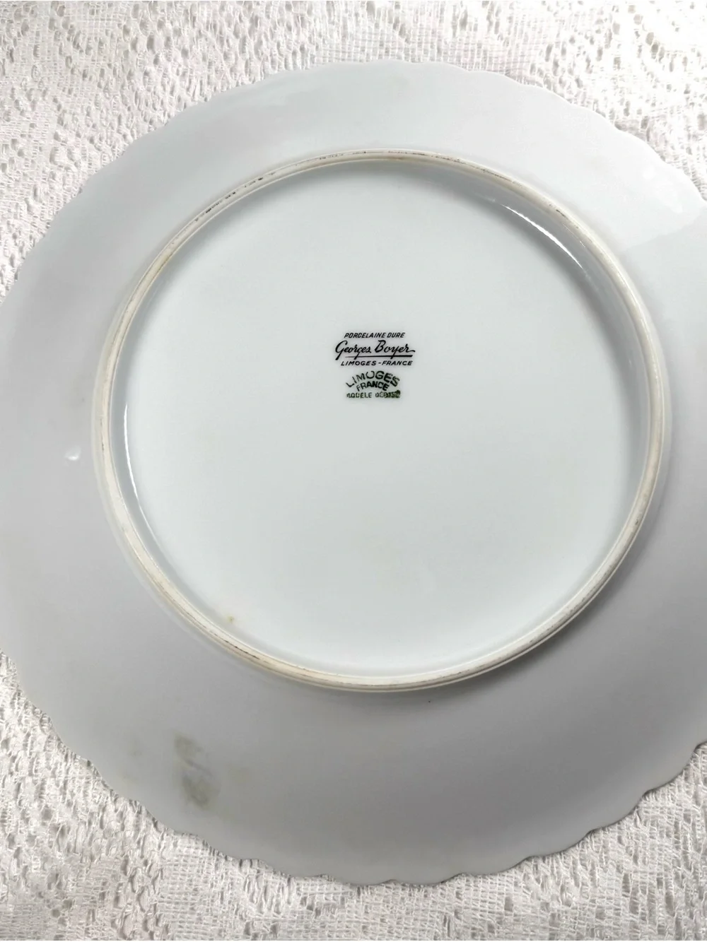 Georges Boyer Eglantine Limoges Dinner Plate